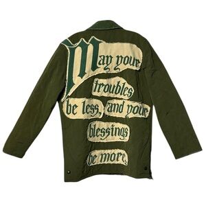 Vineyard Vines Olive Quilted Men's Barn Jacket M St. Patrick's Day Remade